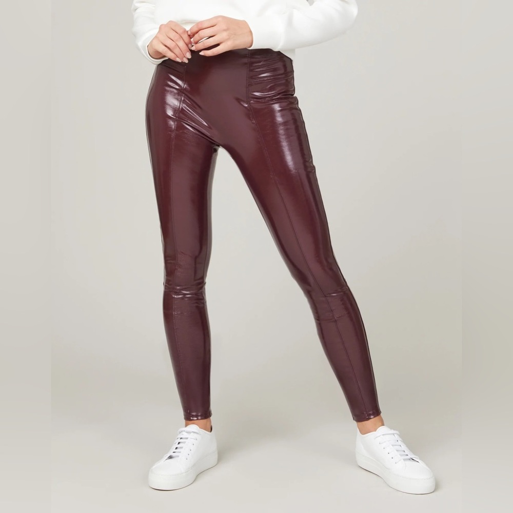 Spanx Faux Patent Leather XL Legging Tall